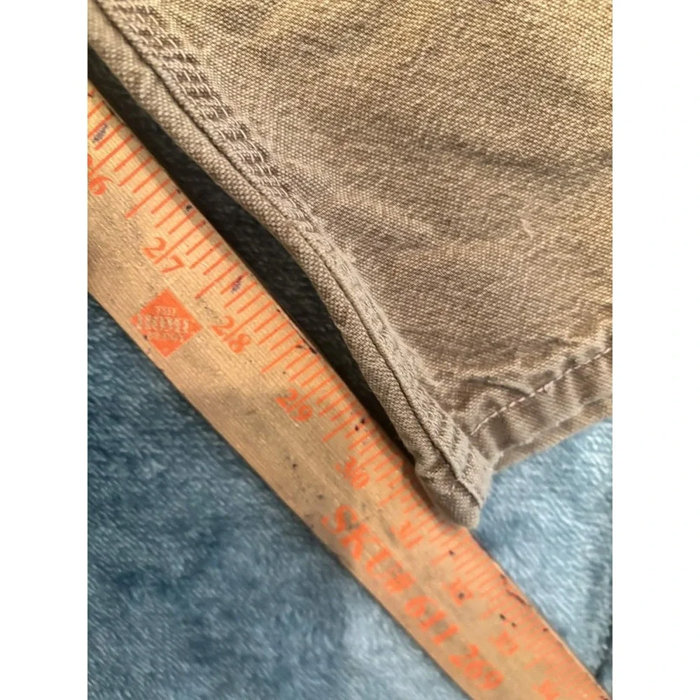 Carhartt FR Jeans 36x34 Actual 35x31 Original Fit Khaki Tan Distressed CAT 2